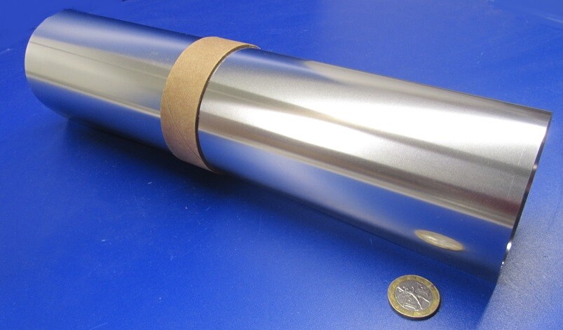 18-8 Stainless Steel Sheet, Full Hard, .004″ x 12″ x 100″