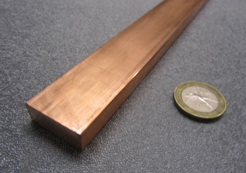 182 Copper Bar 3/8″ Thick x 1.0″ Wide x 3 Foot Length