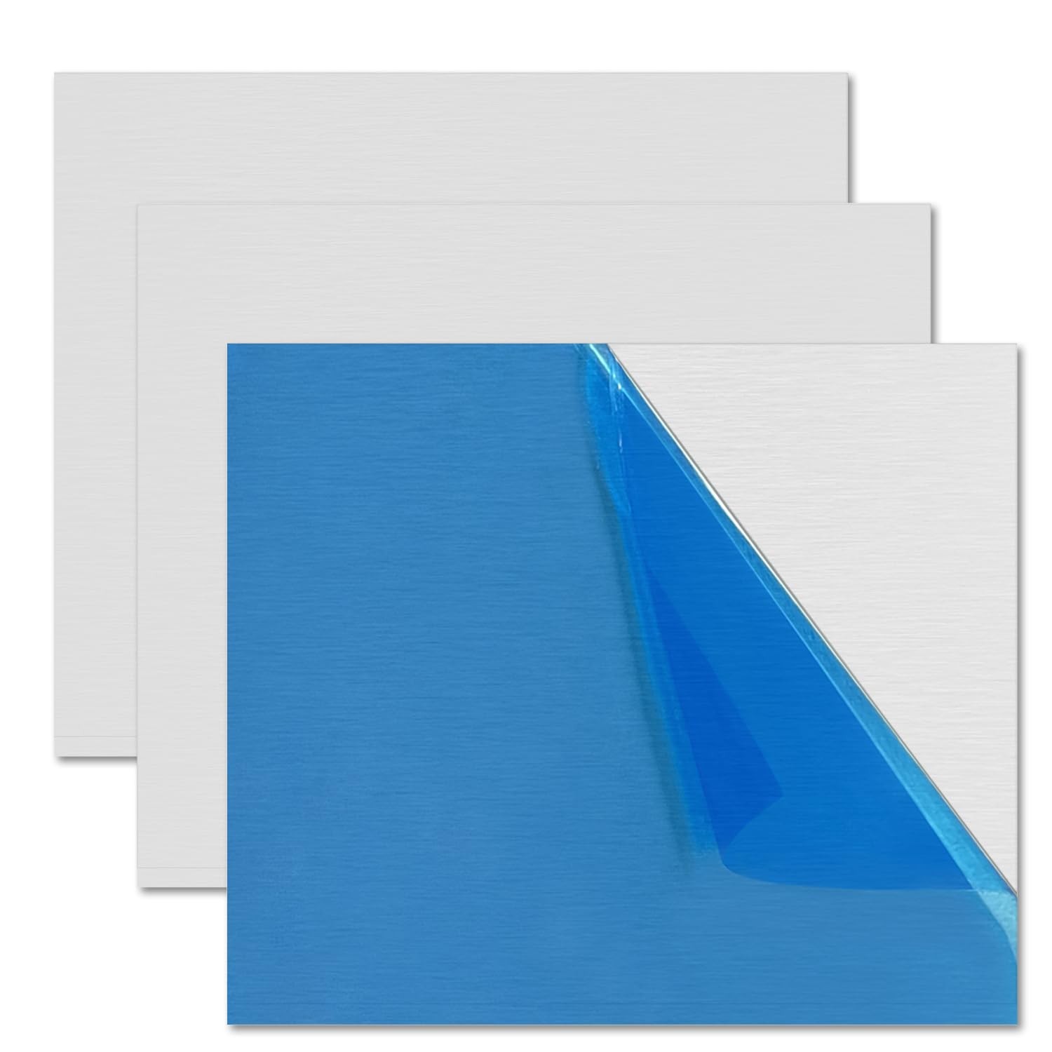 6061 T651 Aluminum Sheet Metal Plate 6×6 Inch 18 Gauge 1mm DIY Craft 3 PCS
