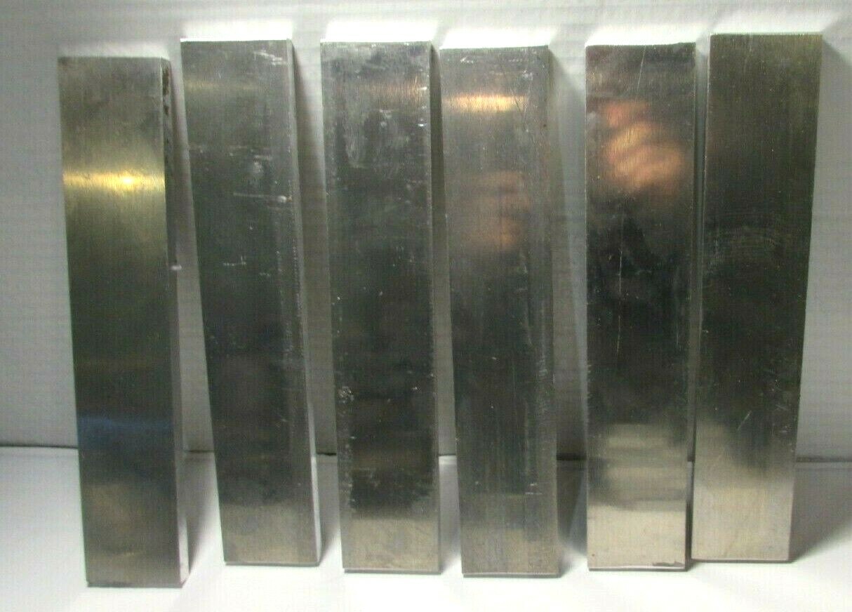 3/8″ X 2″ X 7-1/2″ — 6061 ALUMINUM FLAT BAR—2 PIECE LOT