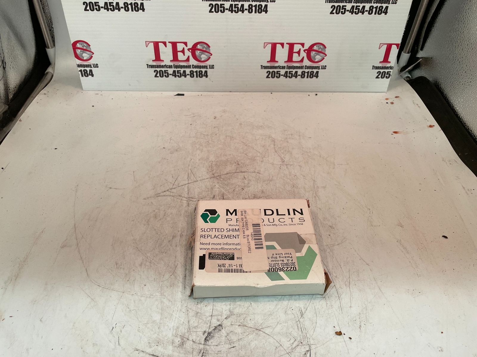 Mauldin MSC004-20 Slotted Shim – With Tab, C, 1 1/4 in Slot Size, 20 Per Pack