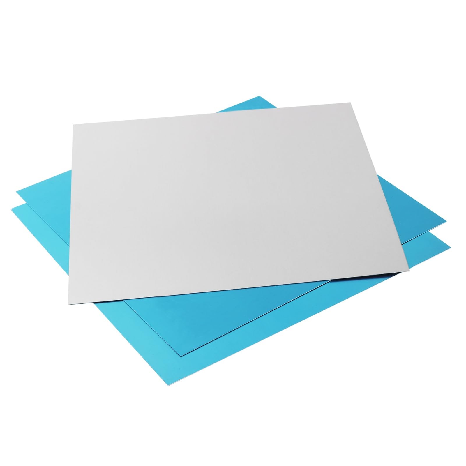 10 PCS 6061 Aluminum Sheet 12x12x1/64 Inch 0.02 Inch Thick Metal Plate Craft
