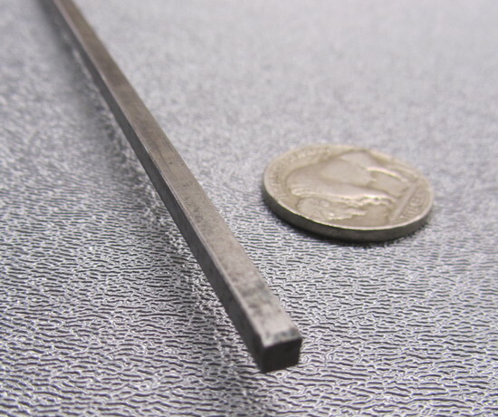 1018 Steel Square Bar, 1/8″ Thick x 1/8″ Wide x 12″ Length, 24 Pcs, 24 Ft Total