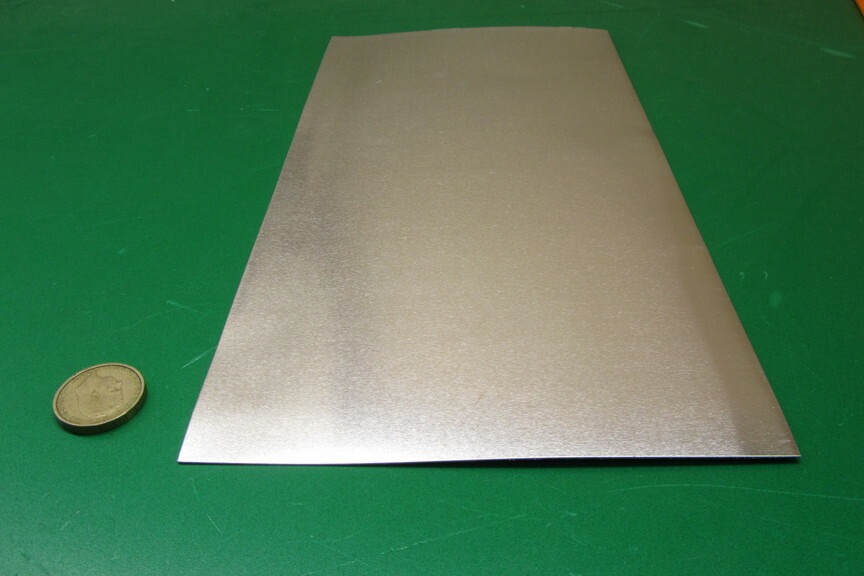 1100 Aluminum Sheet Softened (O) .020″ Thick x 6.0″ Wide x 12.0″ Long, 2 Pcs