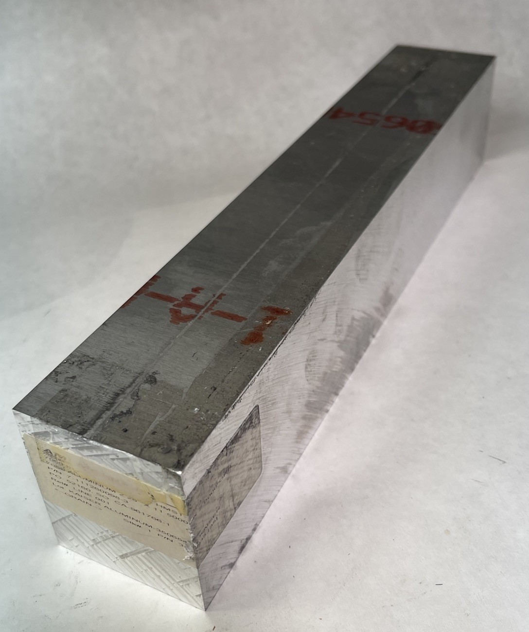 2.250″ Aluminum 7050-T7451 Plate 2.250″x11.500″x2.00″w/Certs Qty. 1 (25JN57)
