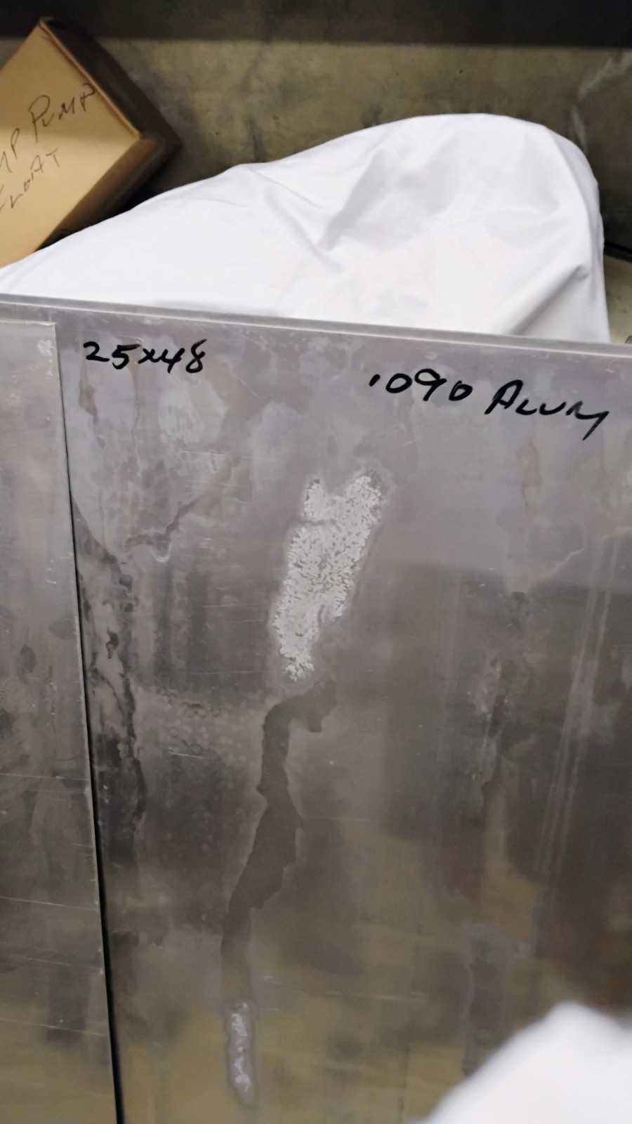 ALUMINUM SHEET METAL 1/4 and 1/8 in. .090 .063 .064 $65.00 to 75.00 each piece