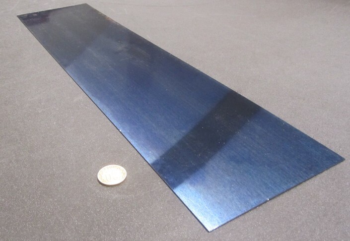 1095 Full Hard Spring Steel Shim 0.004″ Thick x 6.0″ Width x 24″ Length