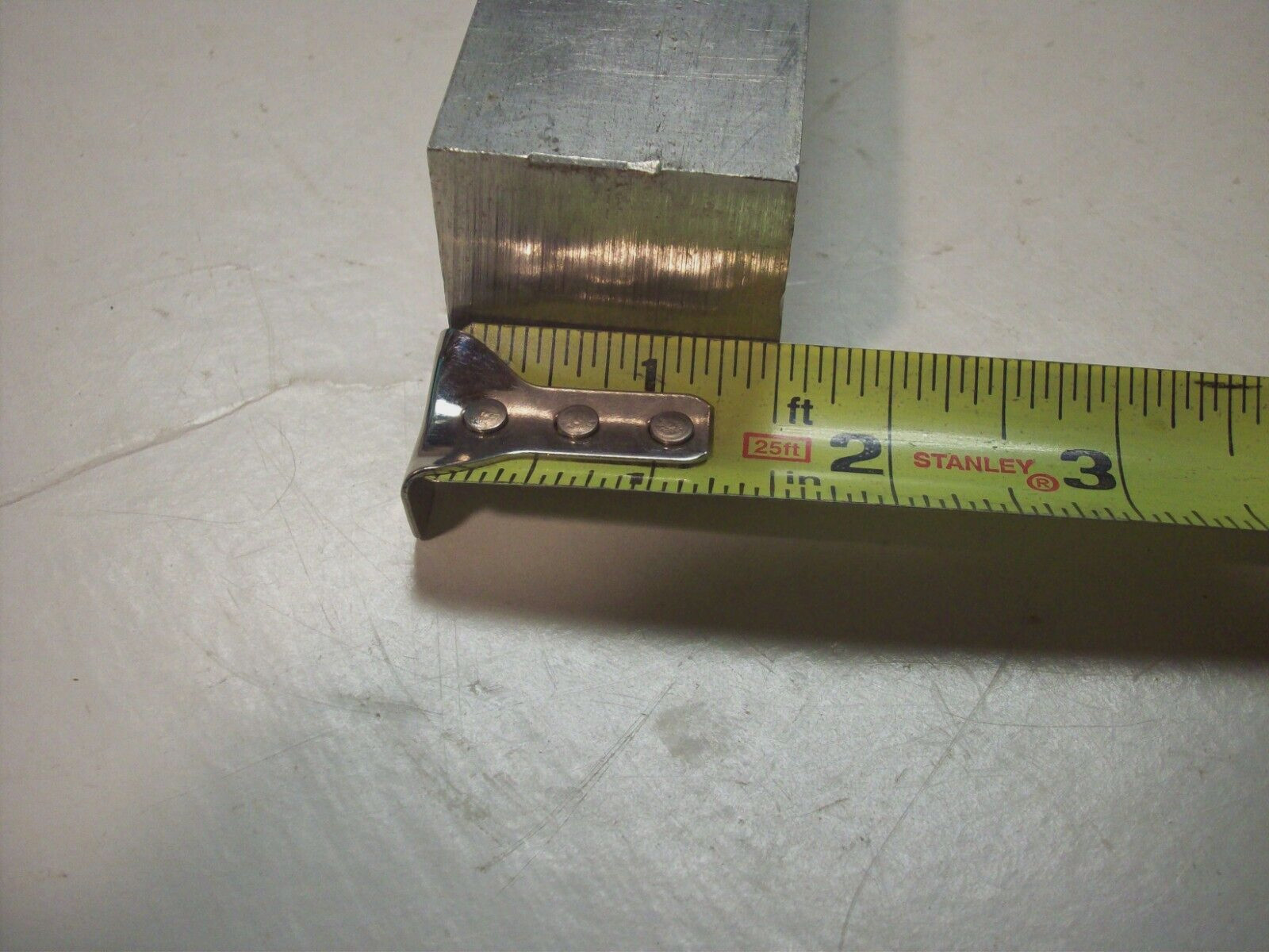 Stainless Steel Flat Bar stock 1-1/2″ x 1-1/2″ x 9-1/16″ Length