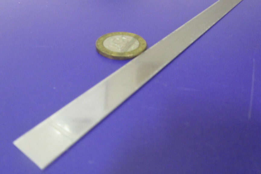 301 Stainless Steel Sheet Shim, .005″ (+/-.0003″) x 1/2″ x 100 Foot Length