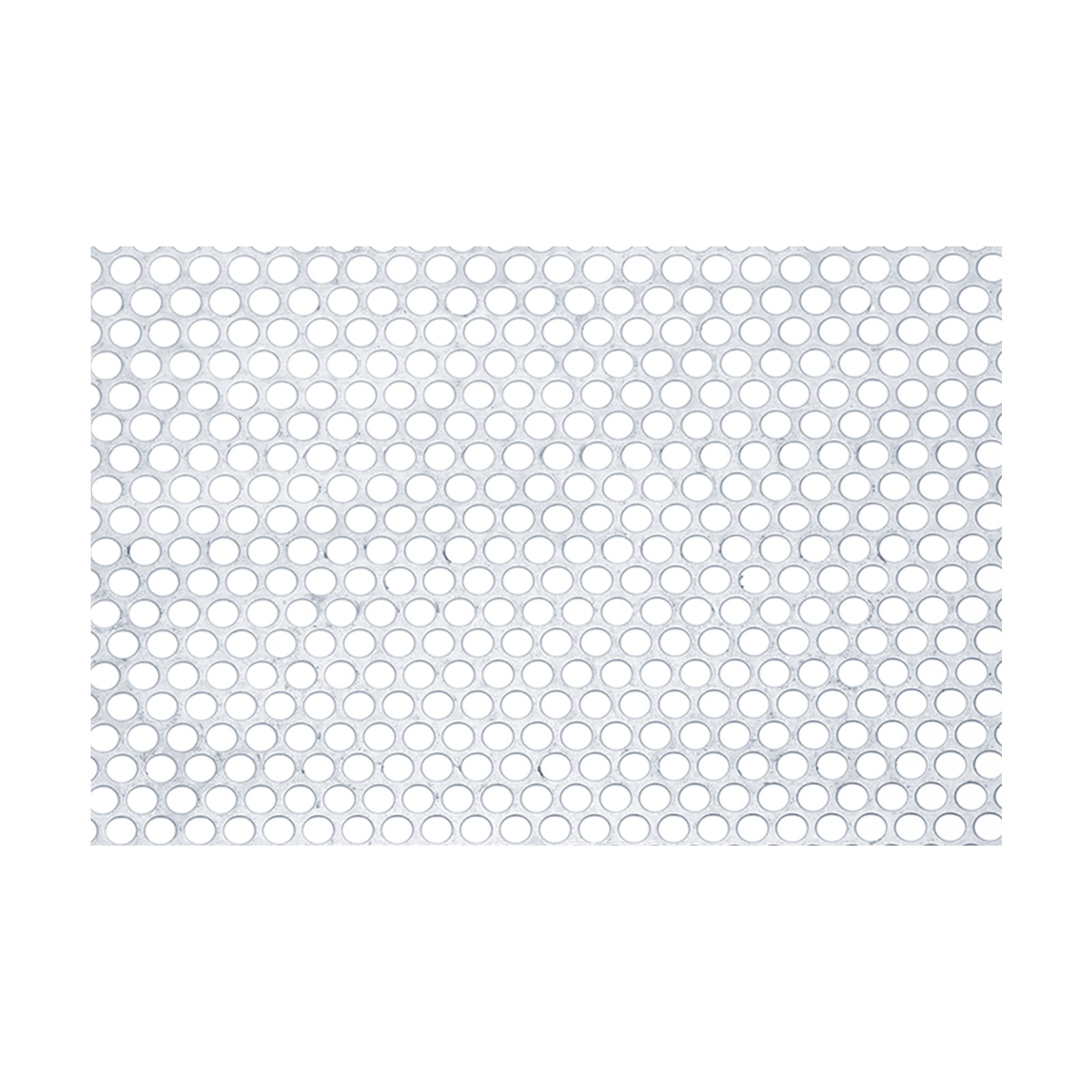 2Pcs 20GA 7.9″ x 3.9″ Round Hole 304 Stainless Steel Perforated Sheet