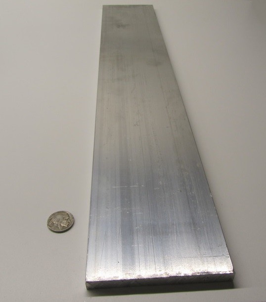 5052 Aluminum Bar, (1/4 Hard H32) .375″ (3/8″) Thick x 4.0″ Width x 24″ Length