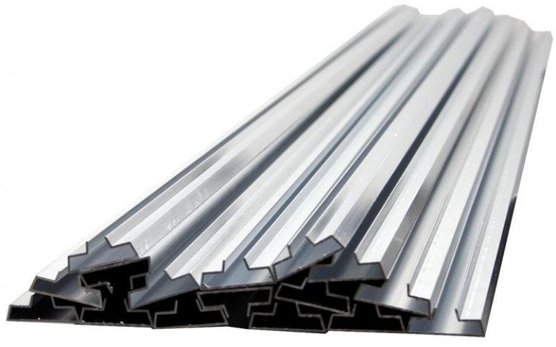 15 Aluminum Metal Groove Inserts Slat Wall Panels Protection Double Strength