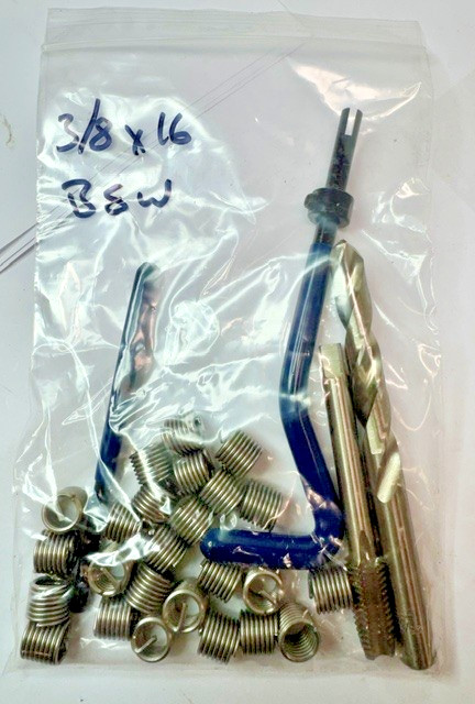 Helicoil Type 3/8 X 16 BSW Thread Repair Kit Great Bargain Price