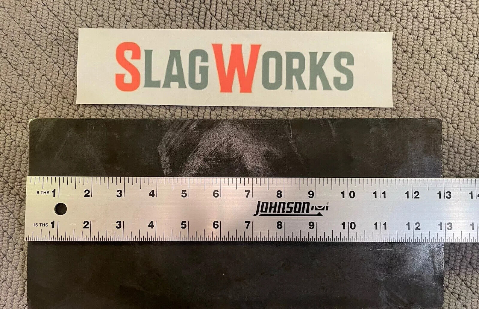 1/4x10x13 inch steel plate 10”x13” A36 Hot Roll Flat .25″ Thick