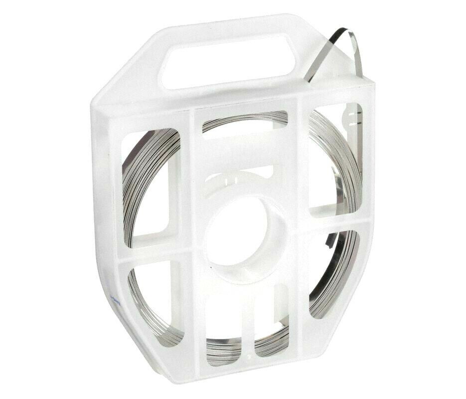 (50 Feet) 3/4″ x 0.03″ Stainless Steel Stripping, 201
