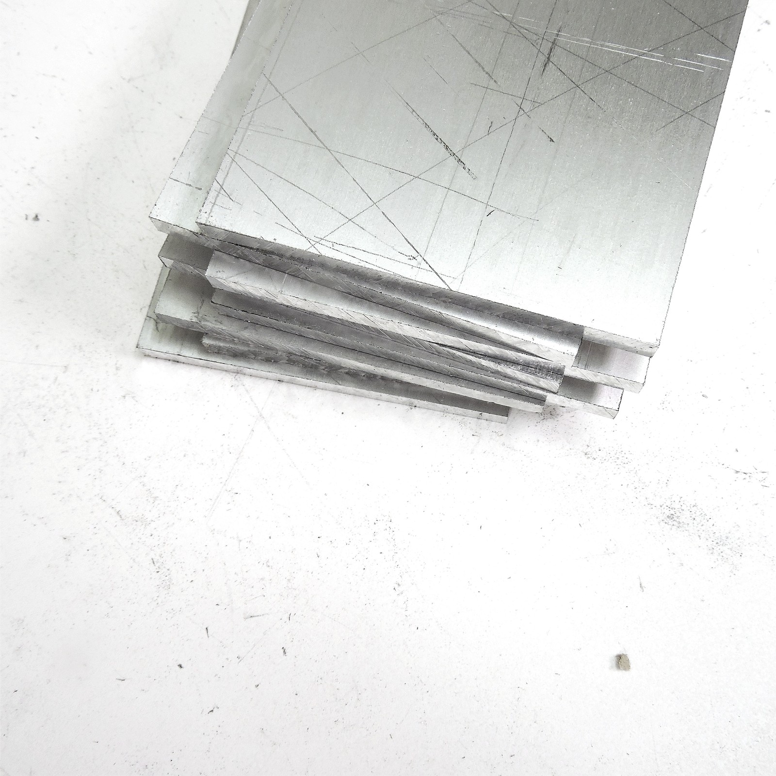 .25″ thick 1/4 Aluminum 6061 PLATE 2.625″ x 19.5″ Long QTY 9 sku 206563