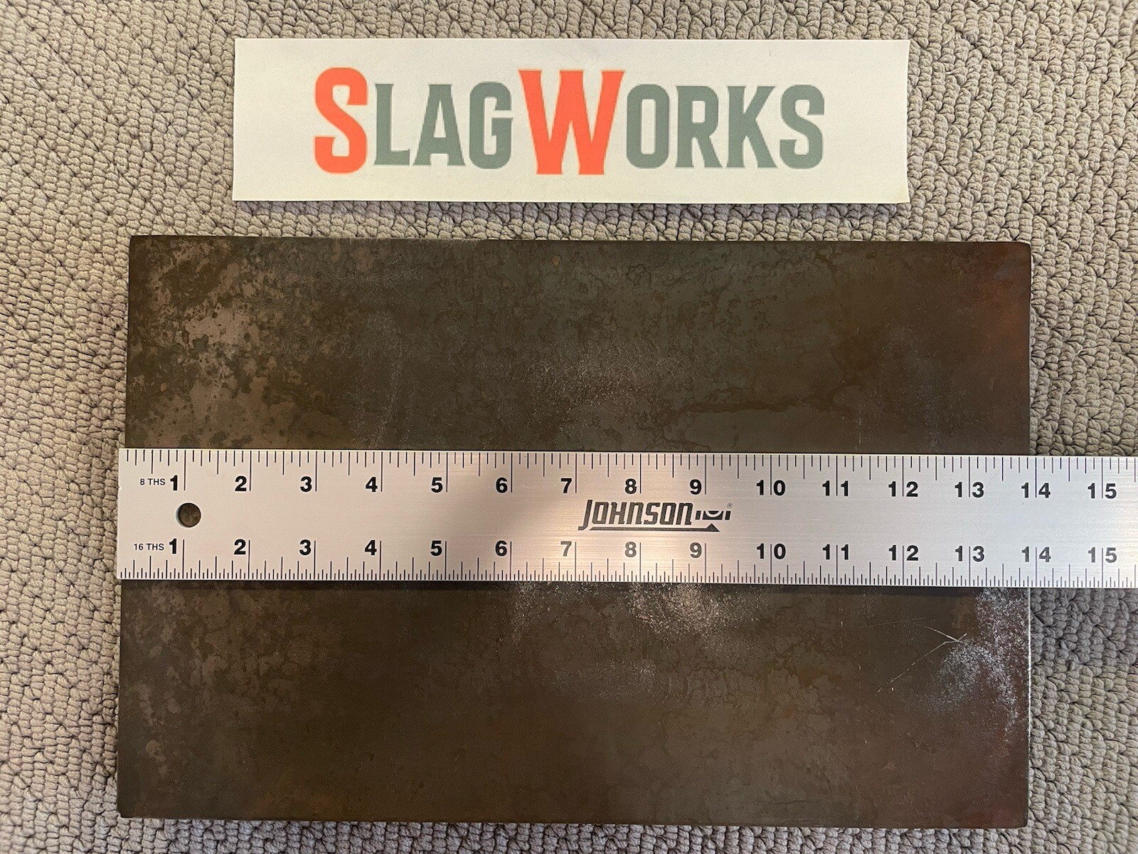 1/2x9x14 inch steel plate 9”x14” A36 Hot Roll Flat .5″ Thick