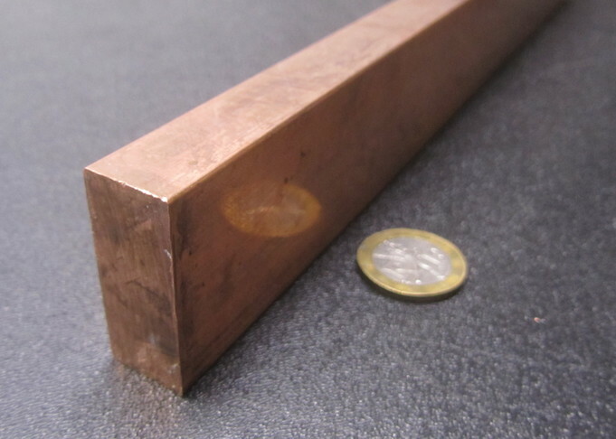 182 Copper Bar 5/8″ Thick x 1 1/2″ Wide x 3 Foot Length