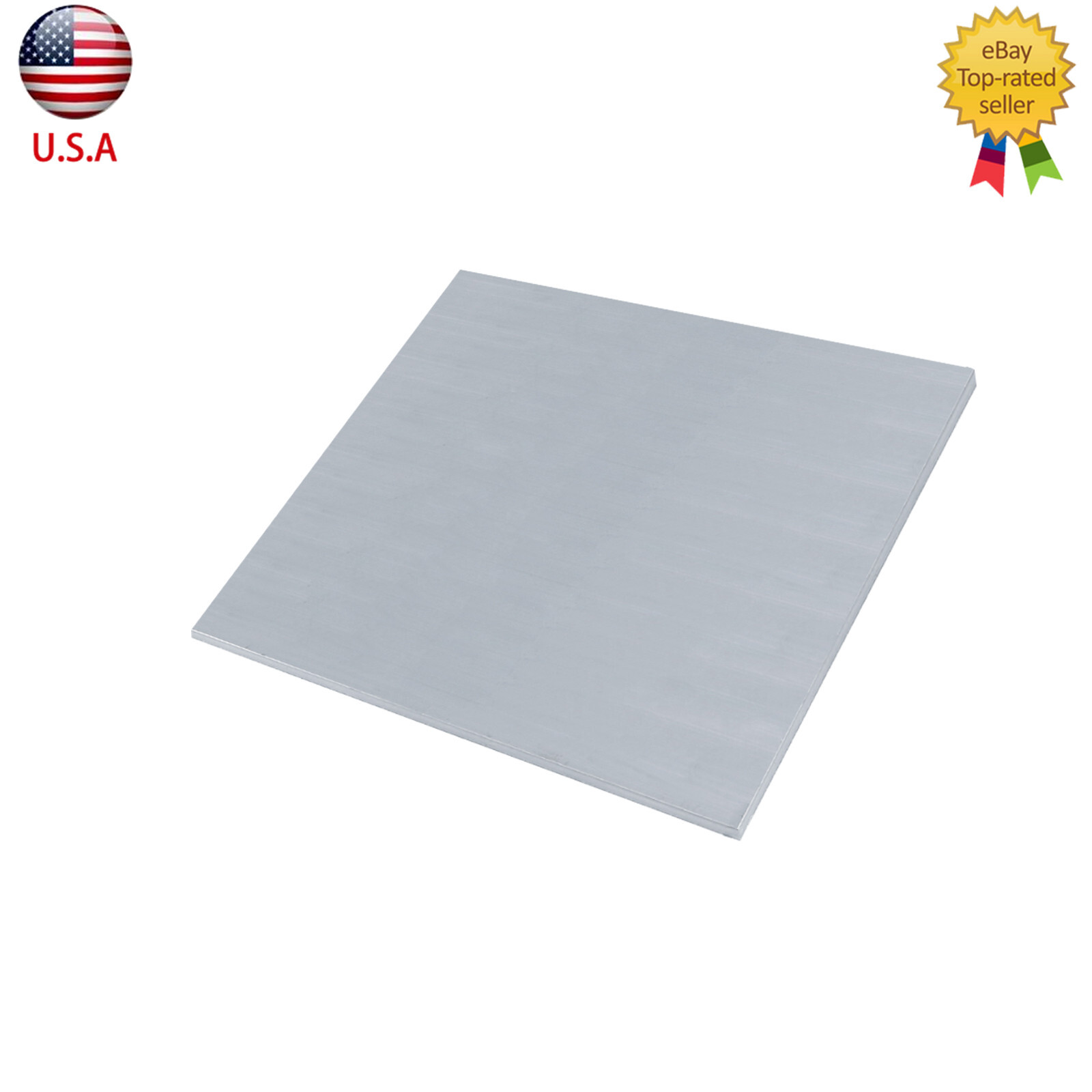 Metal 6061 Aluminum Flat Plate Sheet Stock Length/Width 300mm Thick 3mm 4pc