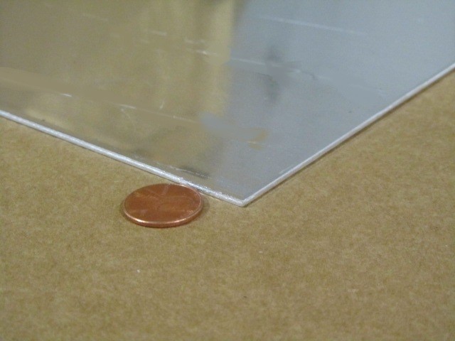 1100 Aluminum Sheet Softened (O) .080″ Thick x 12.0″ Wide x 12.0″ Long