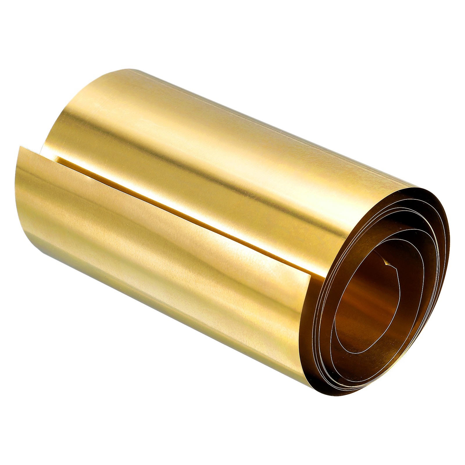 Brass Sheet Roll 0.05x100x1000mm Brass Foil Roll Brass Strip Gold