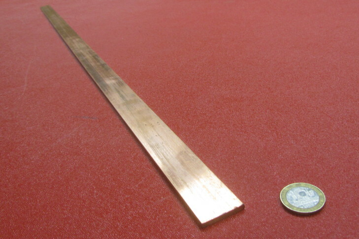 110 Copper Bar H02, 1/8″ Thick x 1.00″ Wide x 36 Inch Length