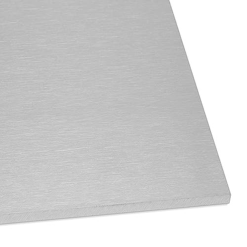 6061 Aluminum Sheet Plate 12 x 12 x 1/4 in with Protective Film
