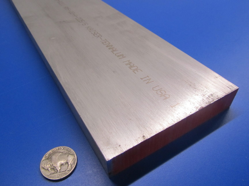 6061 T651 Aluminum Bar, 3/4″ (.750″) Thick x 4.0″ Wide x 60″ Length
