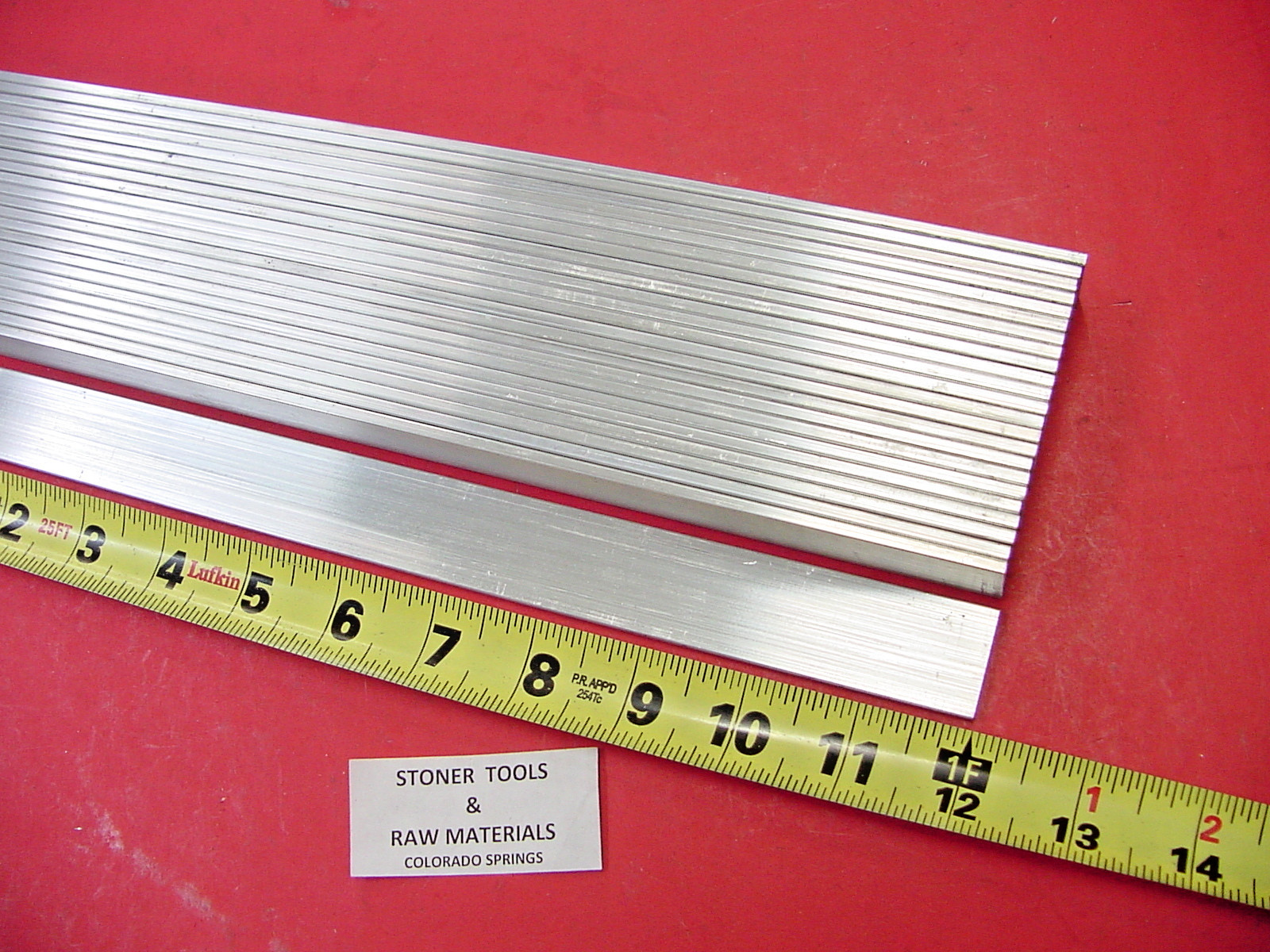 24 Pieces 1/8″ X 3/4″ ALUMINUM FLAT BAR 12″ long 6063 T52 New Mill Stock