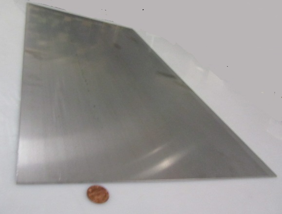 410 Stainless Steel Sheet, .040″ Thick x 12″ Wide x 24″ Length, 1 Unit