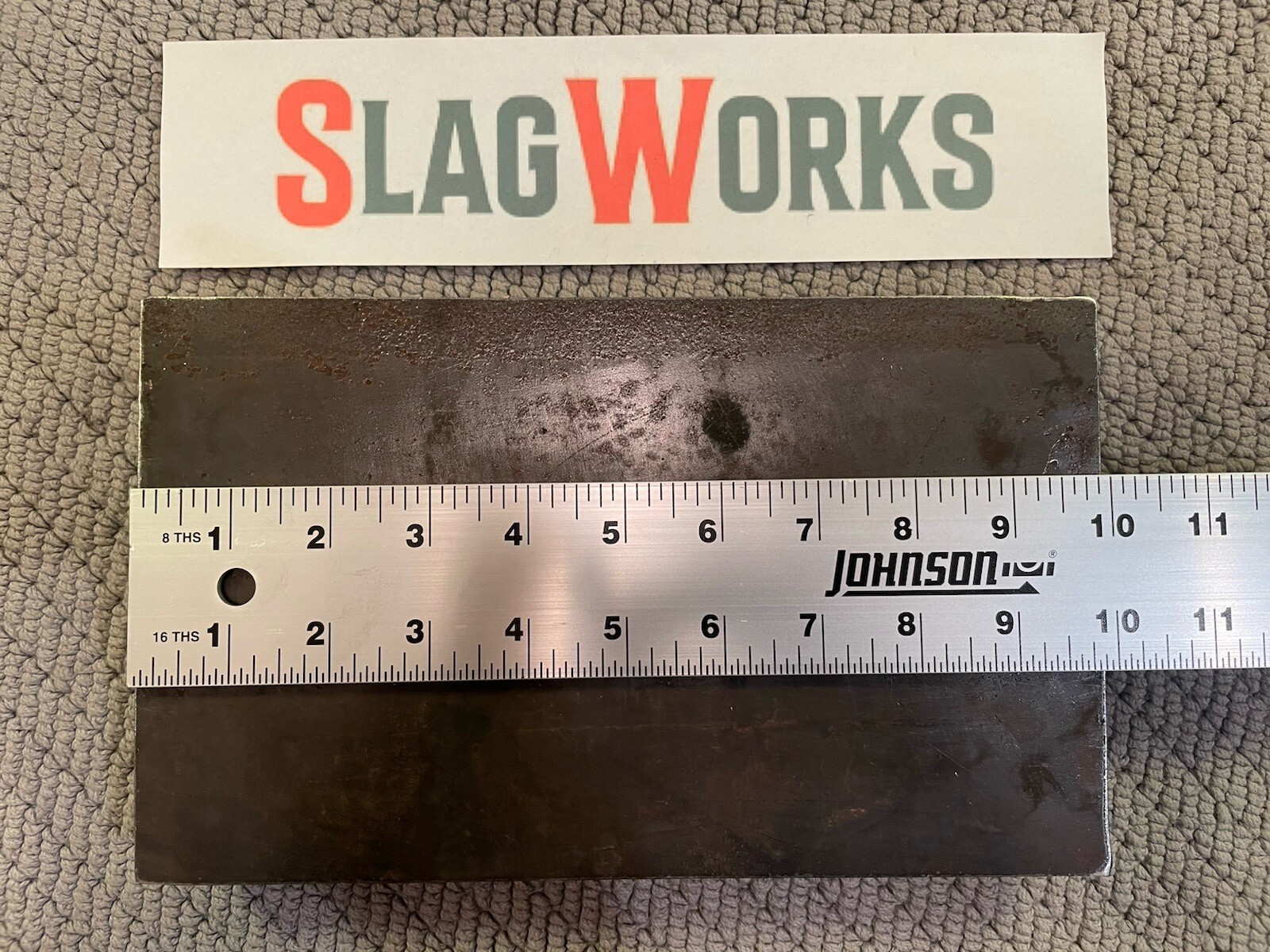 1/8x6x10 inch steel plate 6”x10” A36 Hot Roll Flat .125″ Thick