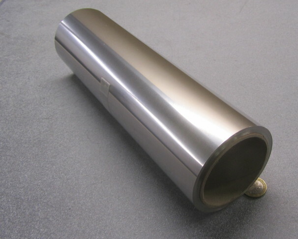 18-8 Stainless Steel Sheet, Full Hard, .009″ x 12″ x 100″