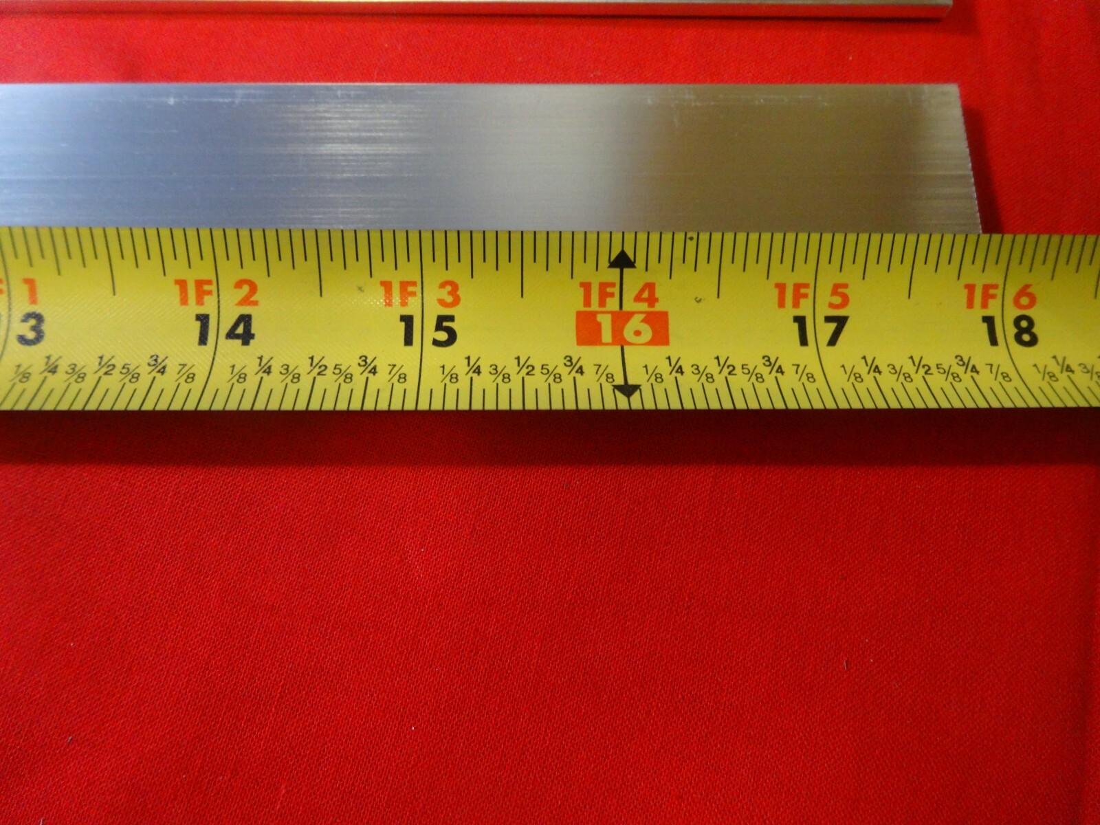 4 Pieces 1/8″ X 1 1/2″ ALUMINUM 6061 FLAT BAR 18″ long