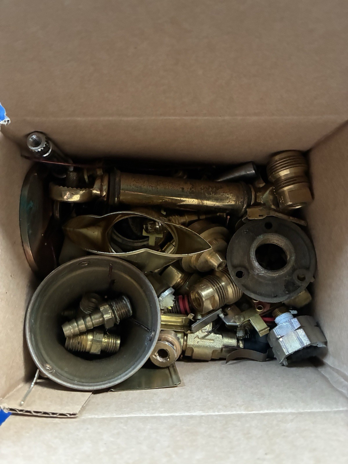 10 lbs of Scrap Dirty Brass Small Parts • Crafting Casting Smelting 1