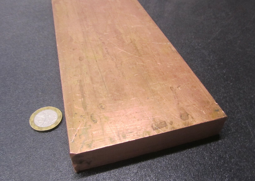 110 Copper Bar 1/2 Hard, 3/4″ Thick x 4.0″ Wide x 24 Inches Length