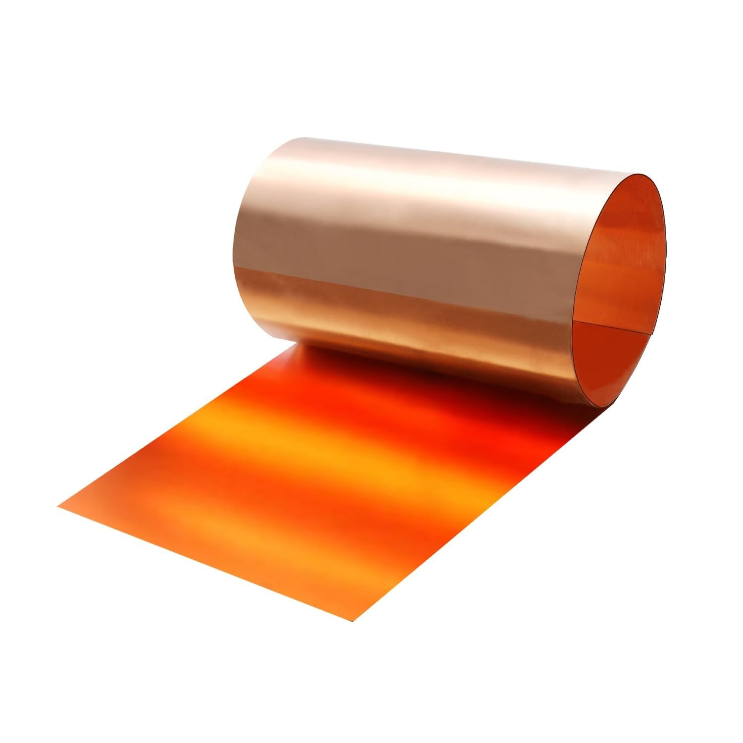 Copper Sheet Roll 1000 x 200 x 0.3mm,99.9% Pure Copper Copper Tape Soft & Bie…