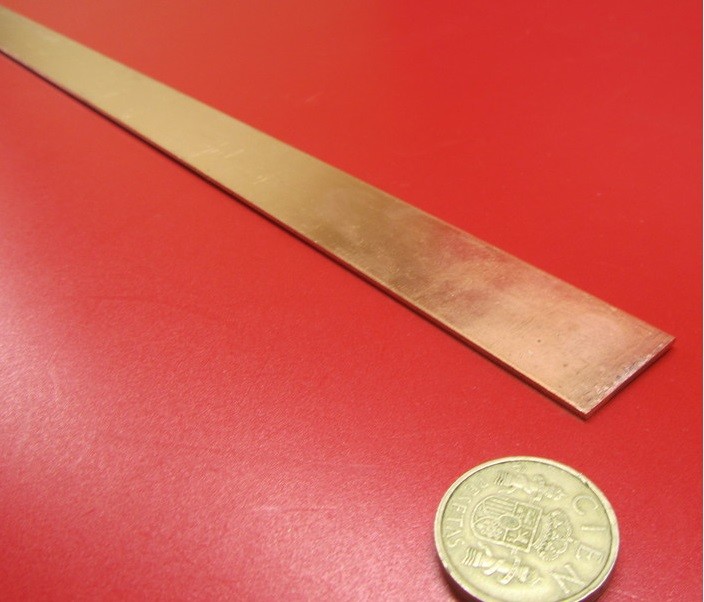 110 Copper Bar H02, 1/16″ Thick x 1.0″ Wide x 72 Inch Length