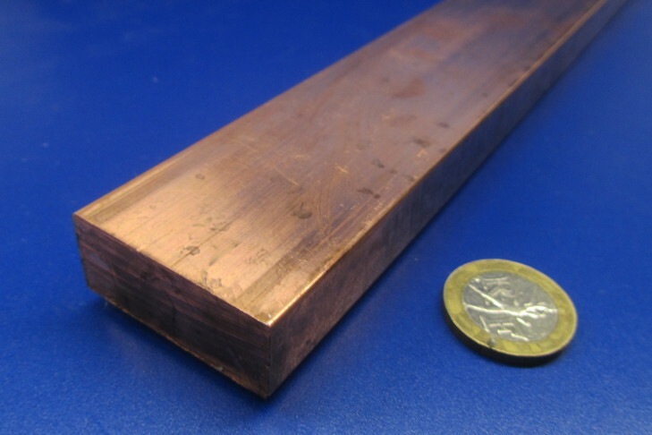 182 Copper Bar 5/8″ Thick x 1 1/2″ Wide x 6 Foot Length