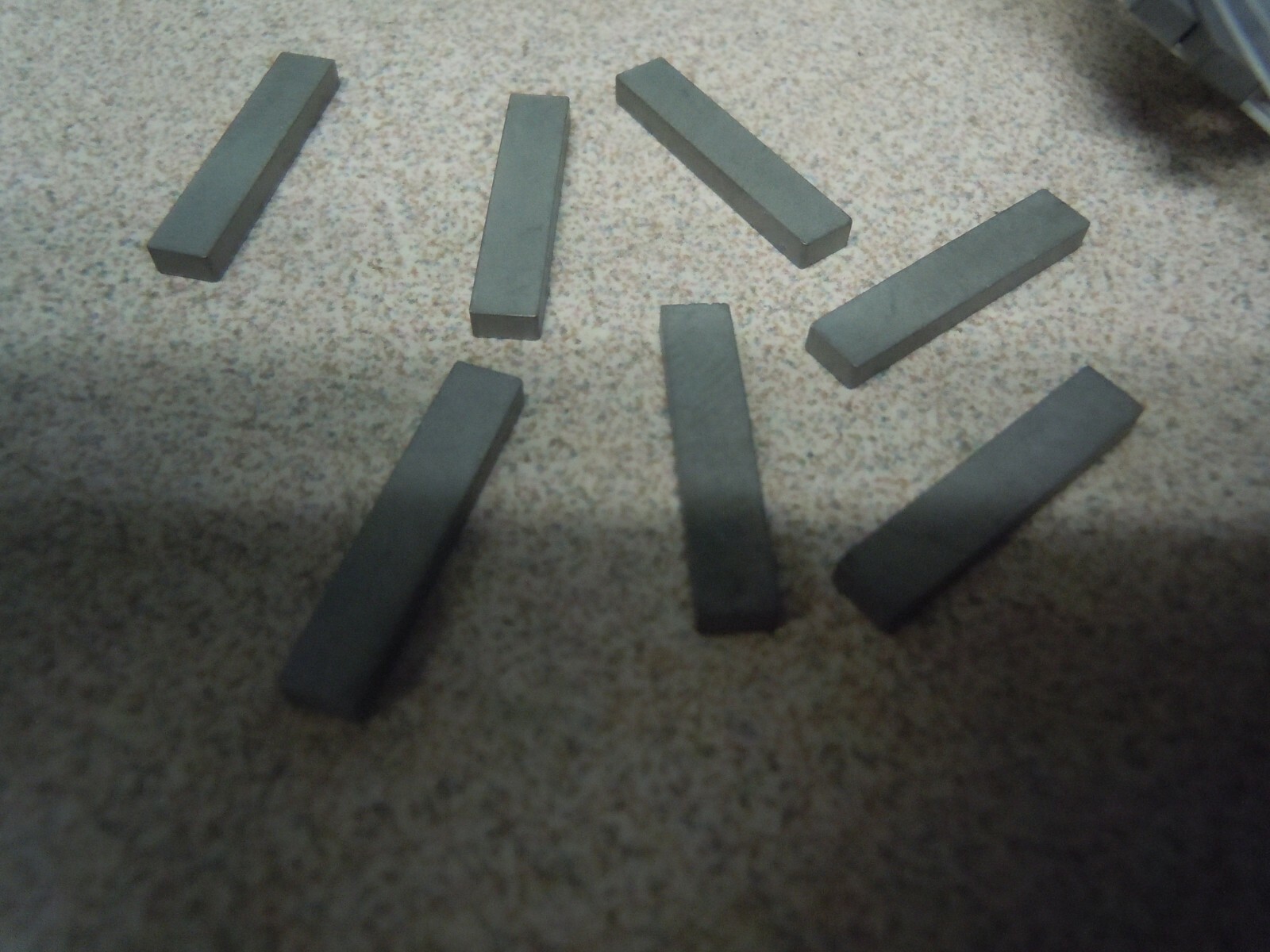 115pcs 1/16″ Thickness, 1/8″ Width, 5/8″ Length, Solid Carbide Blank 1010 Grade