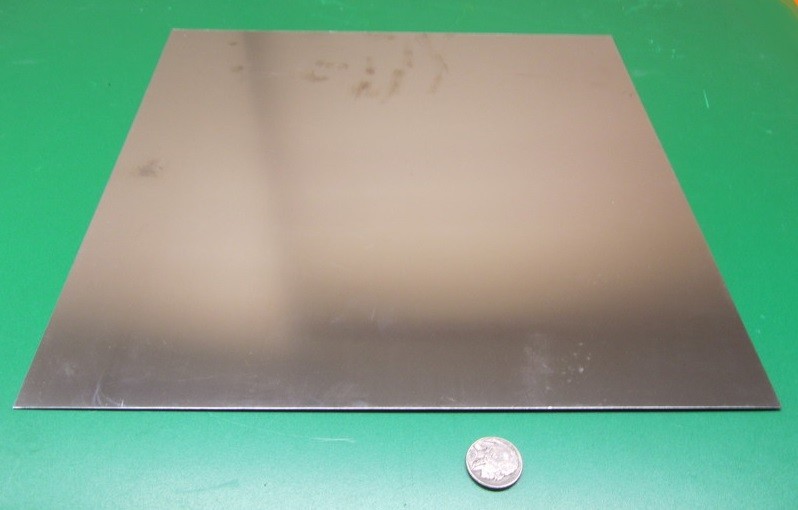 301 Stainless Steel Sheet Shim, .020″ (+/-.0010″) x 12.0″ Width x x 12″ Length