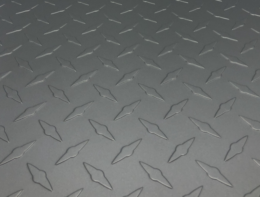 12″ x 96″ Silver Aluminum Diamond Plate Sheet .025 in Thick – Trailers, RV, Etc