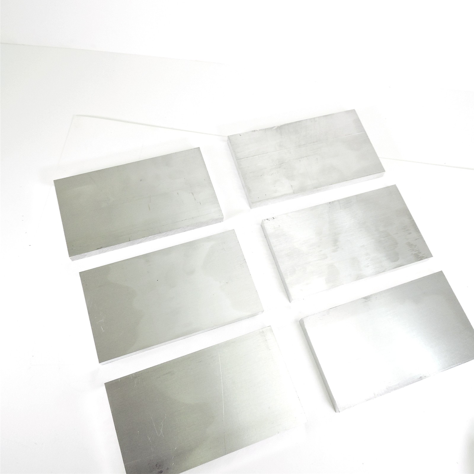 .625″ thick 5/8 Aluminum 6061 PLATE 3.375″ x 9″ Long QTY 6 sku 206225