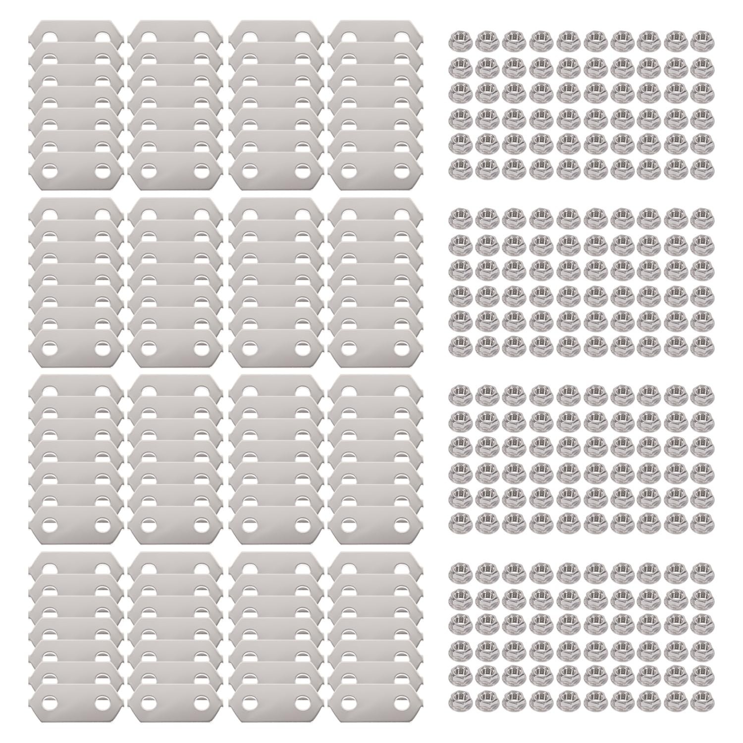 Nickel Plated Copper Bus Bars & Stainless Nuts Set for Hybrid Battery – Prius V,