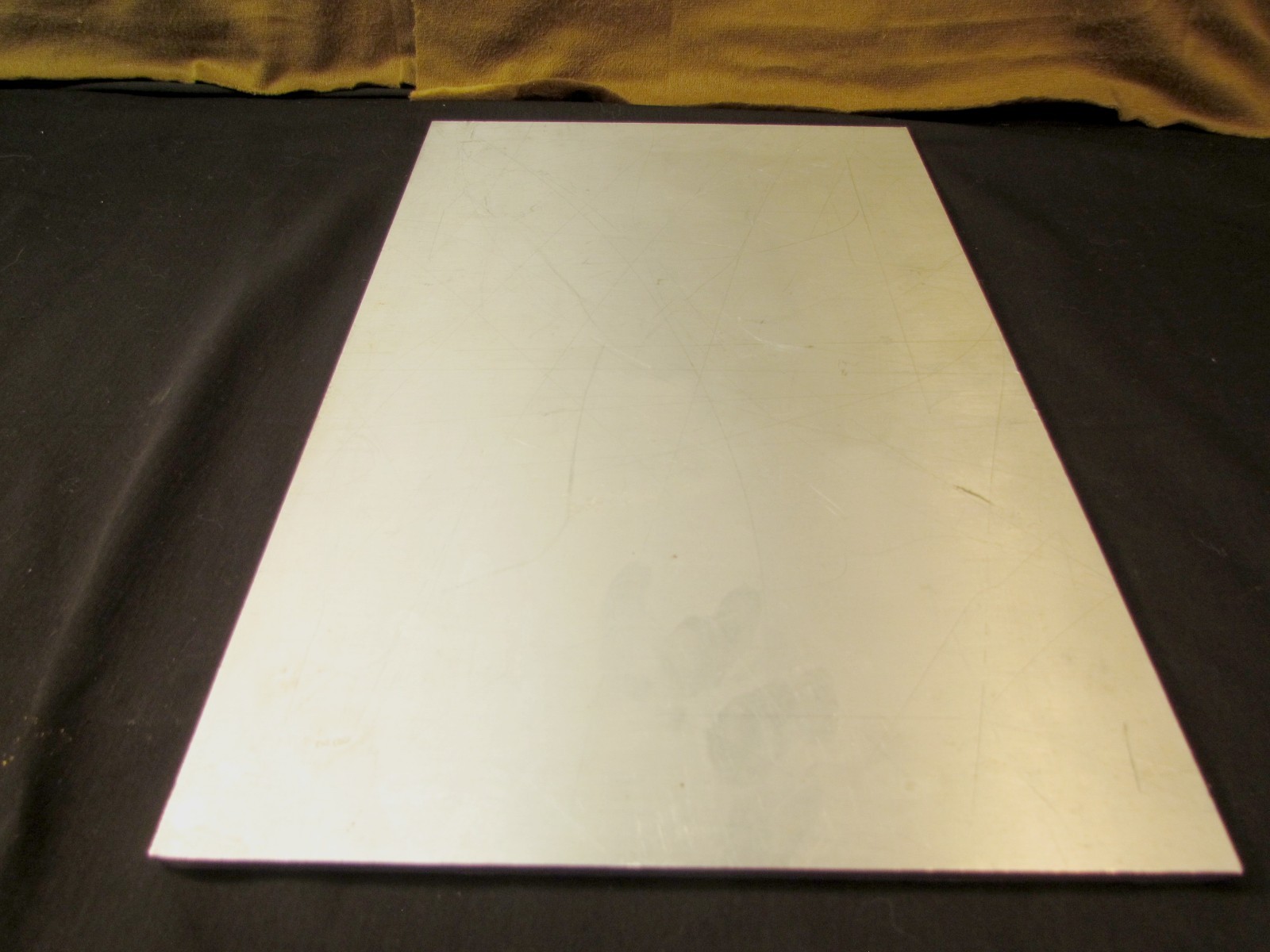 1/4″ x 15″ x 9.75″ Aluminum T6511 Extruded Flat Bar Stock 6061 Please Read Post