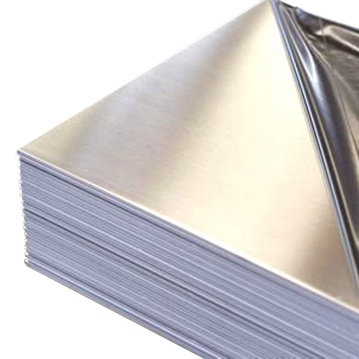 Aluminum Sheet, 3003 H14, 0.090″ x 24″ x 24″ Vinyl Protected 1 Side
