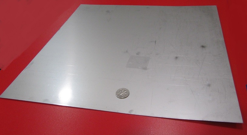 321 Weldable Stainless Steel Sheet, .035″ Thick x 12″ Wide x 12″ Length, 1 Unit