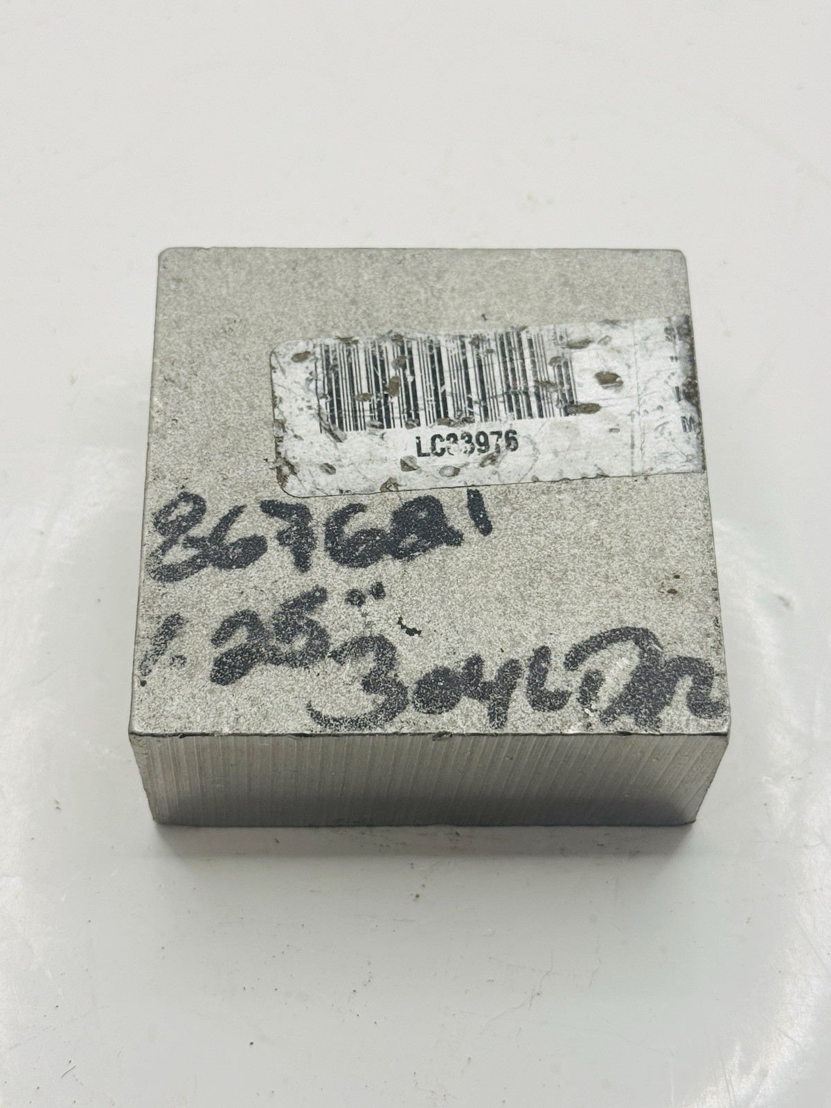 3″ x 3″ x 1-1/4″ 304 Stainless Steel Plate Block