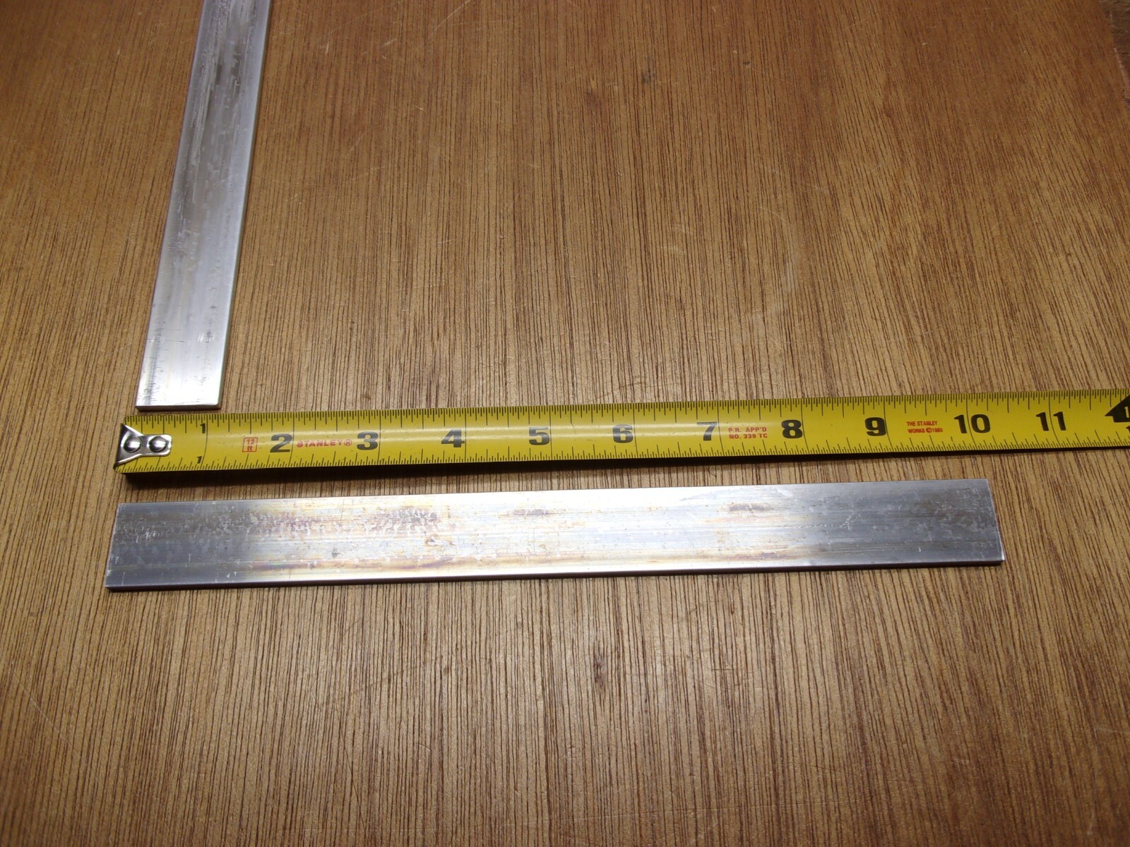 (Qty.3) 1/8″ X 1″ X 10″ Long 6063 T52 Aluminum Flat Bar Stock