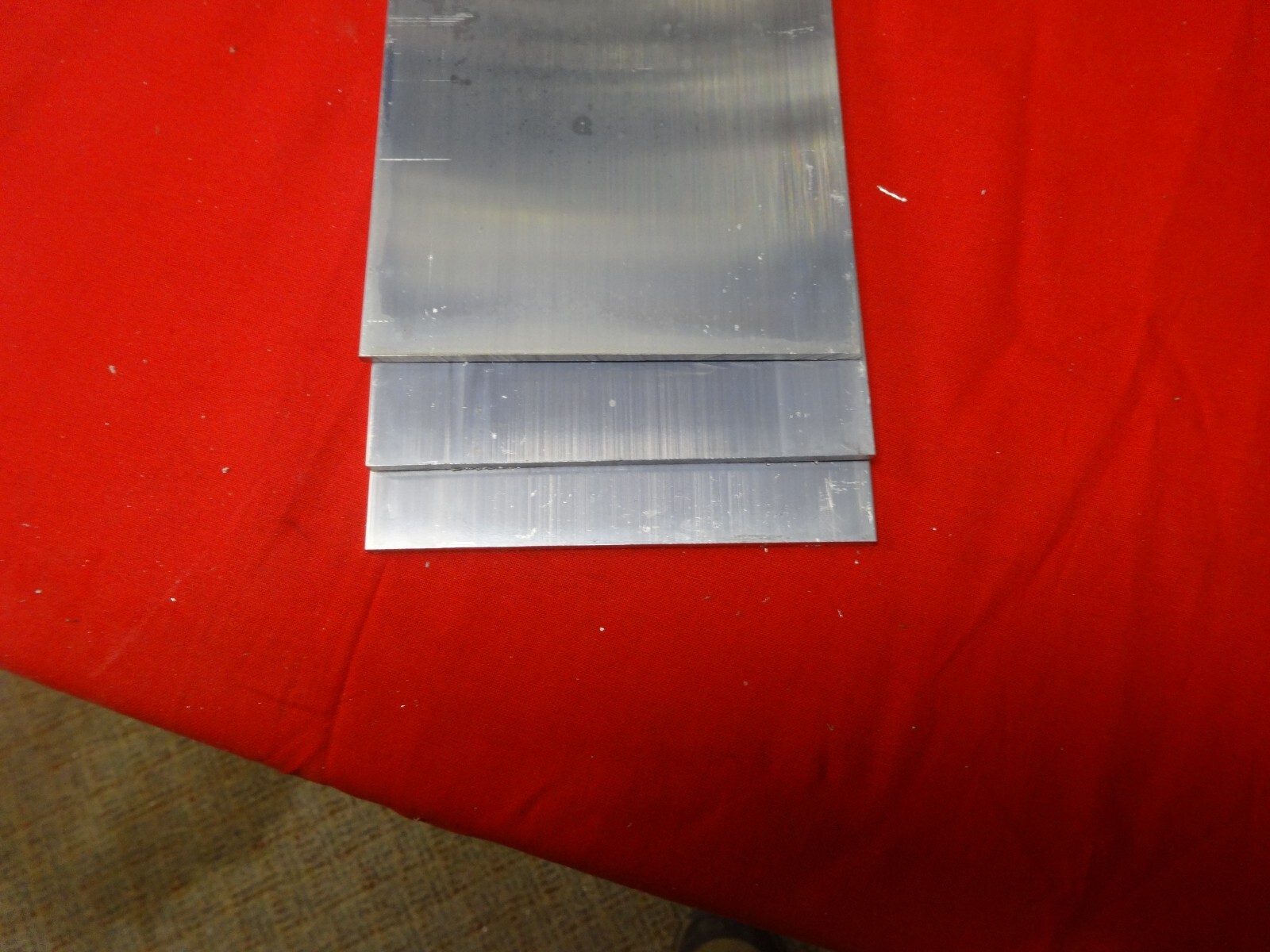 1/8″ x 4″ ALUMINUM BAR 3 PEICES 9 1/2″
