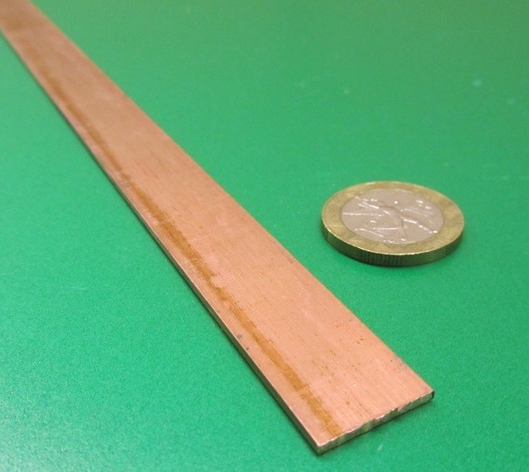 110 Copper Bar H02, 1/16″ Thick x 5/8″ Wide x 12 Inch Length